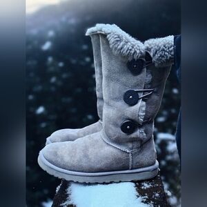 UGG Suede Charcoal Boots